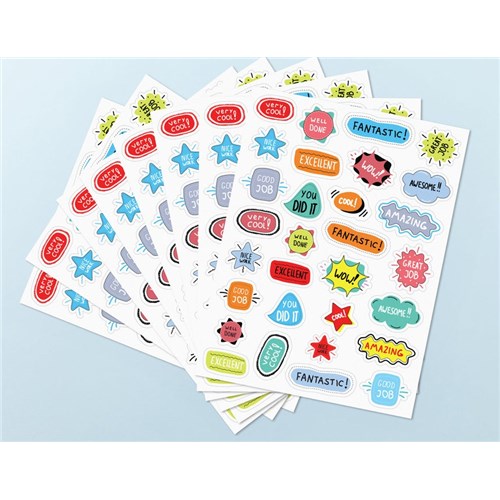 Pop of Praise Retro Merit Sticker Book 1
